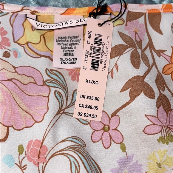 Victoria Secret Floral Flouncy PJ Set NWT